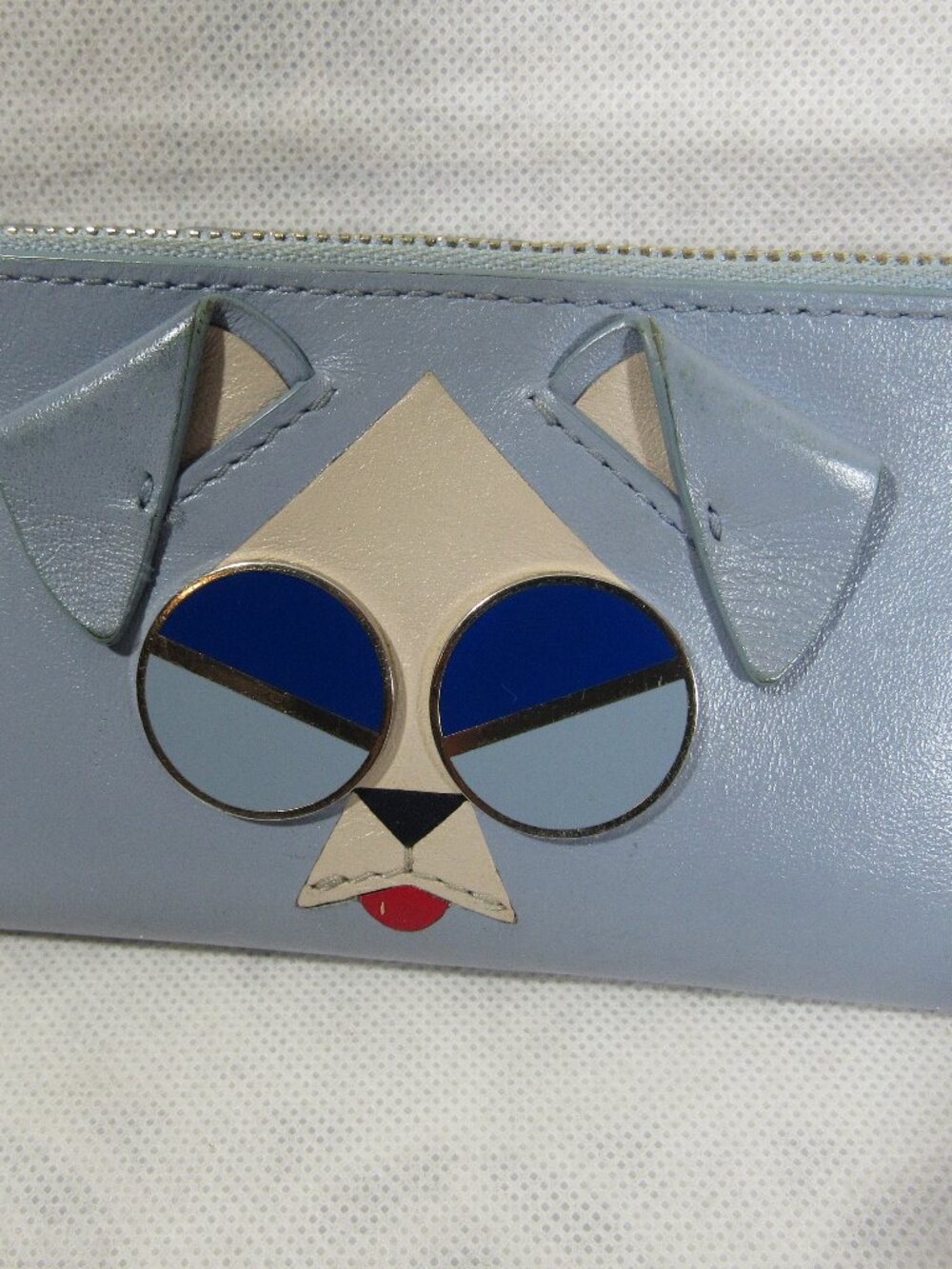 KATE SPADE PUPPY WALLET LOTS OF STORAGE SMALL BUT MIGHTY AND SUPER CUTE - Picture 3 of 8